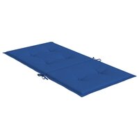 Tuinstoelkussens 6 st 100x50x3 cm oxford stof koningsblauw 6