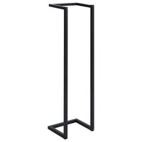 Handdoekenrek 25x20x95 cm ijzer zwart 2