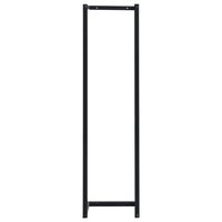Handdoekenrek 25x20x95 cm ijzer zwart 3