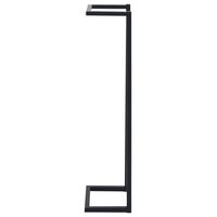 Handdoekenrek 25x20x95 cm ijzer zwart 4