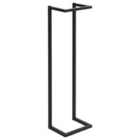 Handdoekenrek 25x20x95 cm ijzer zwart 5
