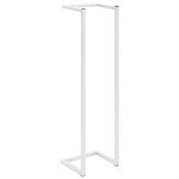 Handdoekenrek 25x20x95 cm staal wit 2