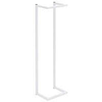 Handdoekenrek 25x20x95 cm staal wit 5
