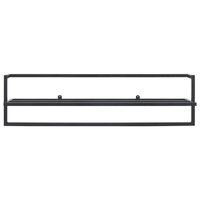 Handdoekenrek 95x25x22 cm ijzer zwart 3