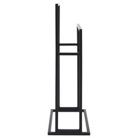 Handdoekenrek vrijstaand 48x24x78,5 cm ijzer zwart 4
