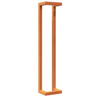 Handdoekenrek 23x18x110 cm massief grenenhout wasbruin 7