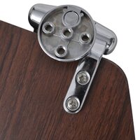 Toiletbril soft-close simpel ontwerp MDF bruin 6