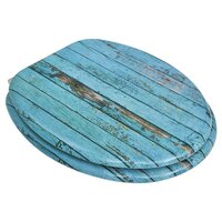 Toiletbril met MDF houten ontwerp 2