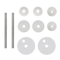 Toiletbril van MDF met waterdruppel dessin 9