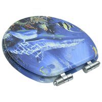 Toiletbril met soft-close deksel dolfijn MDF 4