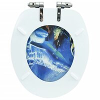 Toiletbril met soft-close deksel dolfijn MDF 7