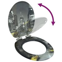 Toiletbril met soft-close deksel New York MDF 2