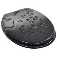 Toiletbril met soft-close deksel waterdruppel MDF 3