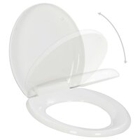 Toiletbril soft-close met quick-release ontwerp wit 2