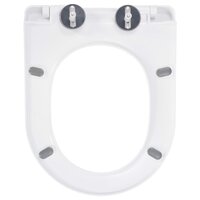 Toiletbril soft-close met quick-release ontwerp wit 5