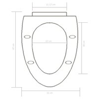 Toiletbril soft-close met quick-release ontwerp wit 9