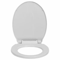 Toiletbril soft-close en quick-release ovaal lichtgrijs 3