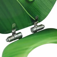 Toiletbril met soft-close deksel waterdruppel MDF groen 8