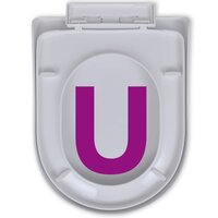 Toiletbrillen met soft-close deksels 2 st kunststof wit 7