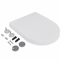 Toiletbrillen met soft-close deksels 2 st kunststof wit 3