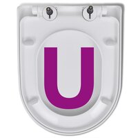 Toiletbrillen met soft-close deksels 2 st kunststof wit 8