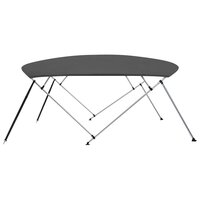 Biminitop 4-boogs 243x(230-244)x137 cm antracietkleurig 4