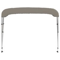 Biminitop 3 bogen 183x160x137 cm grijs 4