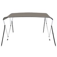 Biminitop 3 bogen 183x196x137 cm grijs 3