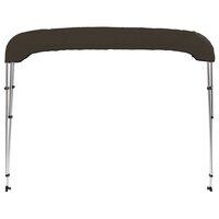 Biminitop 3 bogen 183x140x137 cm zwart 4