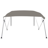 Biminitop 4 bogen 243x244x137 cm grijs 3