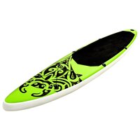 Stand Up Paddleboardset opblaasbaar 305x76x15 cm groen 2