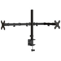 Monitorstandaard dubbel VESA 75/100 mm staal zwart 3