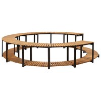 Spa-ombouw 273x53 cm massief acaciahout 4