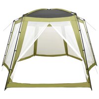 Zwembadtent 500x433x250 cm stof groen 3