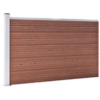 Schutting 175x105 cm HKC bruin 2