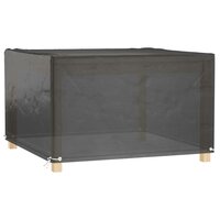 Tuinmeubelhoes met 8 oogjes vierkant 132x132x80 cm 2