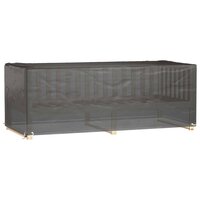 Tuinmeubelhoes met 8 oogjes rechthoekig 192x82x65 cm 2