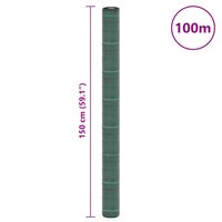 Worteldoek 1,5x100 m polypropeen groen 8