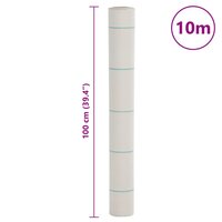 Worteldoek 1x10 m polypropeen wit 8