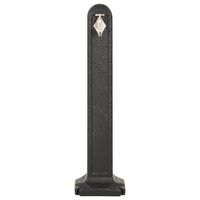 Waterzuil met kraan steen-look antracietkleurig 3