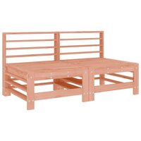 Tuinmiddenbanken 2 st massief douglashout 2
