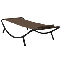 Tuinbed 200x90 cm staal bruin 2