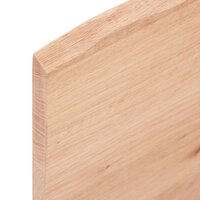 Wastafelblad 60x30x2 behandeld massief hout lichtbruin 5