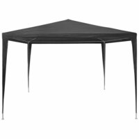 Partytent 3x3 m PE antraciet 2