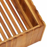 Plantenbak verhoogd 50x50x25 cm massief acaciahout  4