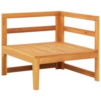 2-delige Loungeset met donkergrijze kussens acaciahout 6