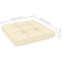 2-delige Loungeset met kussens grenenhout honingbruin 9