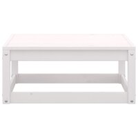 2-delige Loungeset met kussens massief grenenhout wit 8