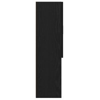 Wasmachinekast 70,5x25,5x90 cm zwart eikenkleurig 7