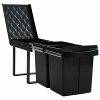 Inbouwprullenbak uittrekbaar soft-close 48 L 4